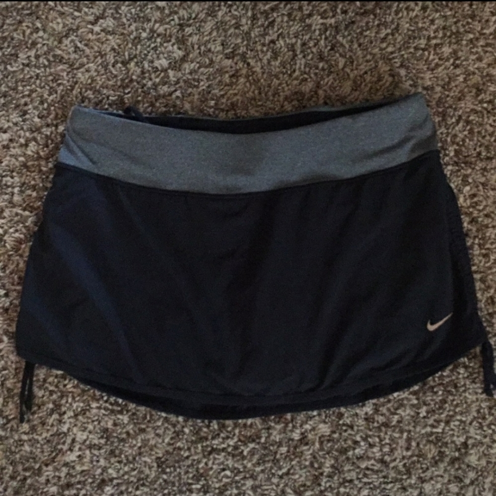 Women's Nike Dri-fit Black Skort with side ties
